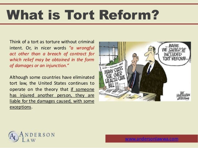 Know Your Facts About Tort Reform